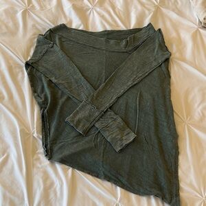 We The Free Olive Long Sleeve Tee